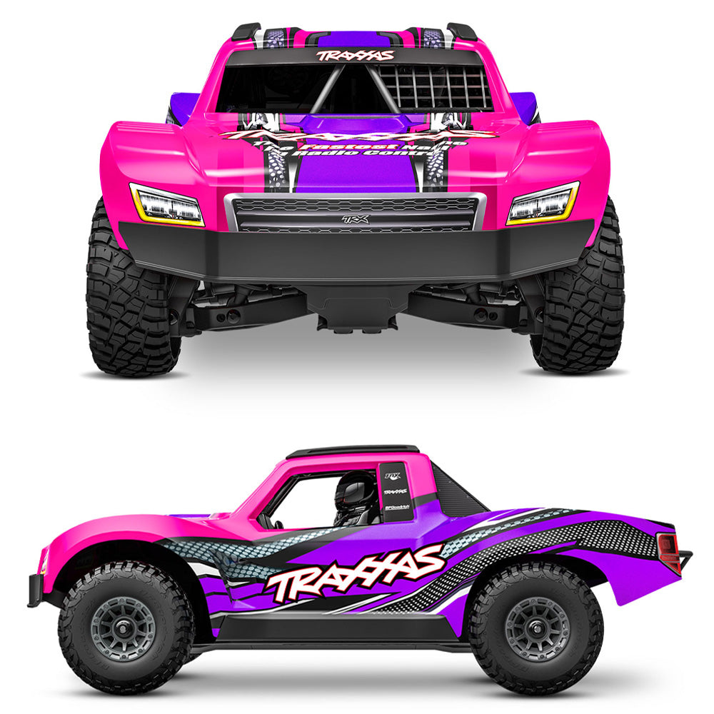 Traxxas Mini Slash BL-2S 1:10 RTR RC Short Course Truck - Pink