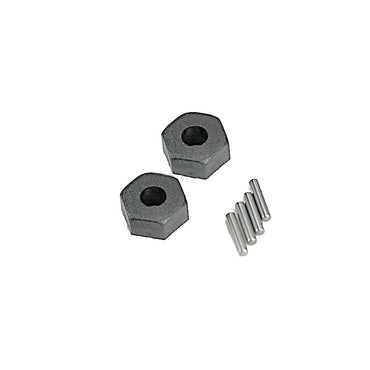Traxxas TRX1654 Hex Wheel Hubs x2 w/Stub Axle Pins x2 RC Car Spares