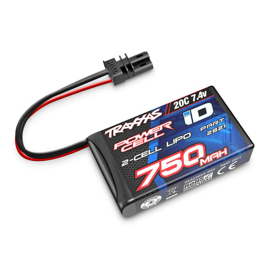 Traxxas 2821 TRX-4M 750mAh 7.4V 2S 20C LiPo RC Car Battery