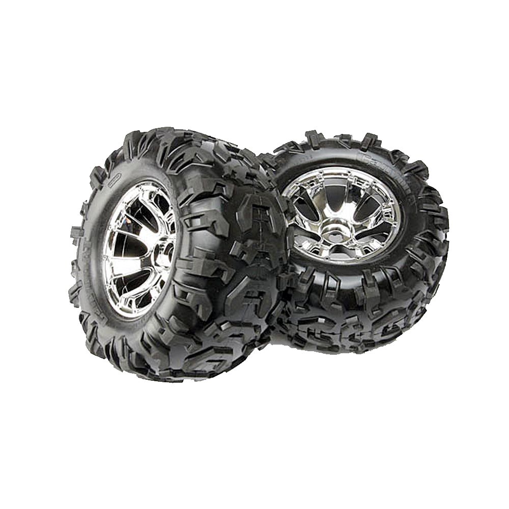 Traxxas 5673 Tyres & Wheels Assembled/Glued Summit RC Car Spare Parts