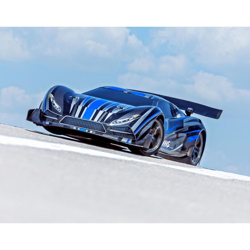 Traxxas XO-1 Electric 1:7 4WD Supercar 100mph+ 6S RC Race Car - Blue 64077-3