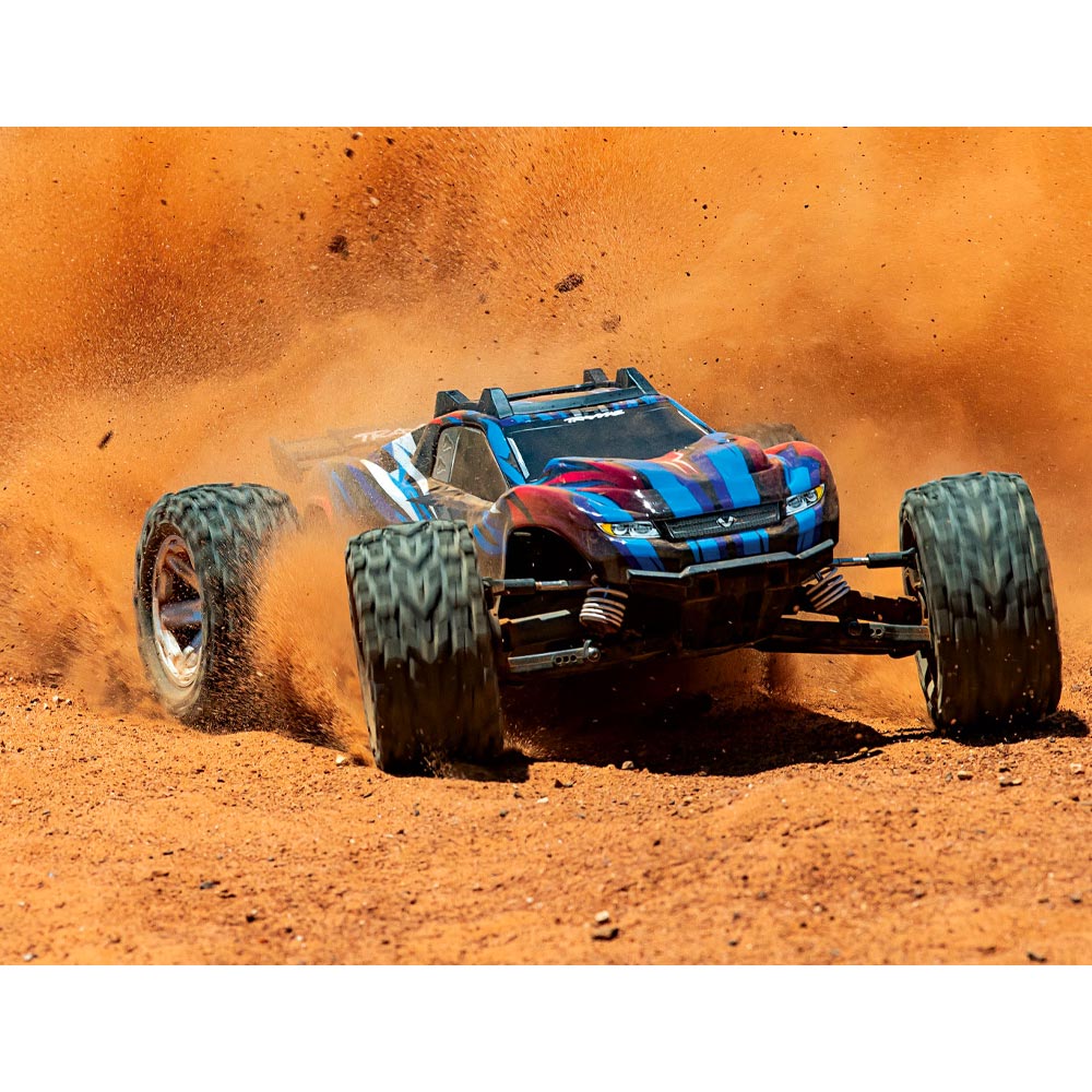 Traxxas 67076-4 Rustler 4x4 VXL 1:10 RTR RC Stadium Truck - Blue