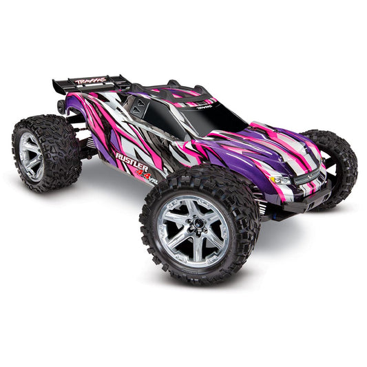 Traxxas 67076-4 Rustler 4x4 VXL 1:10 RTR RC Stadium Truck - Pink