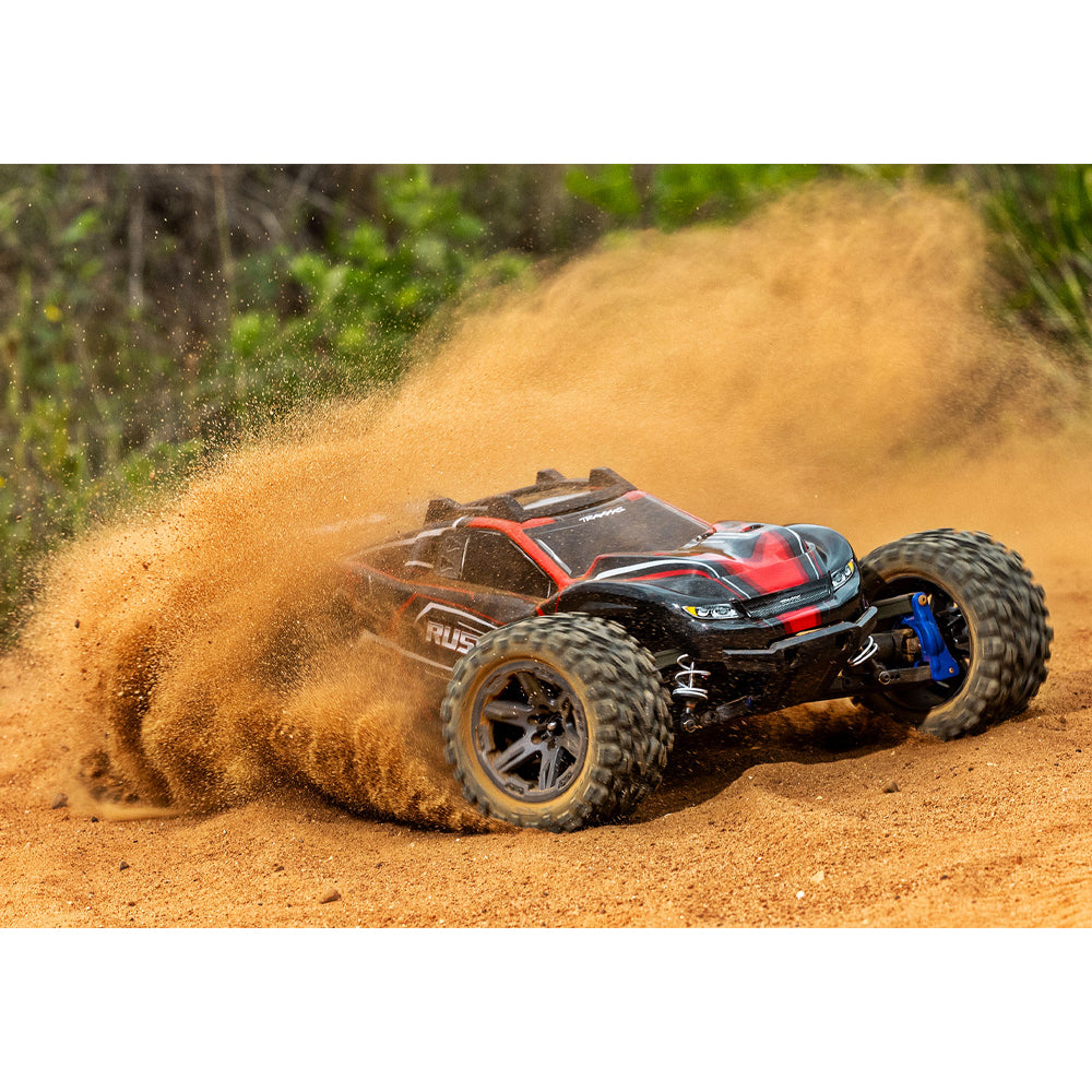 Traxxas Rustler 4X4 BL-2S 4WD RTR 1:10 Stadium Truck - Red