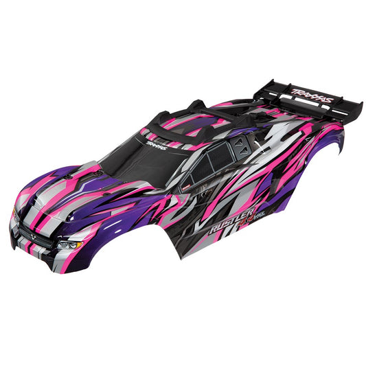 Traxxas 6717P Rustler 4x4 VXL Pink Body - Assembled