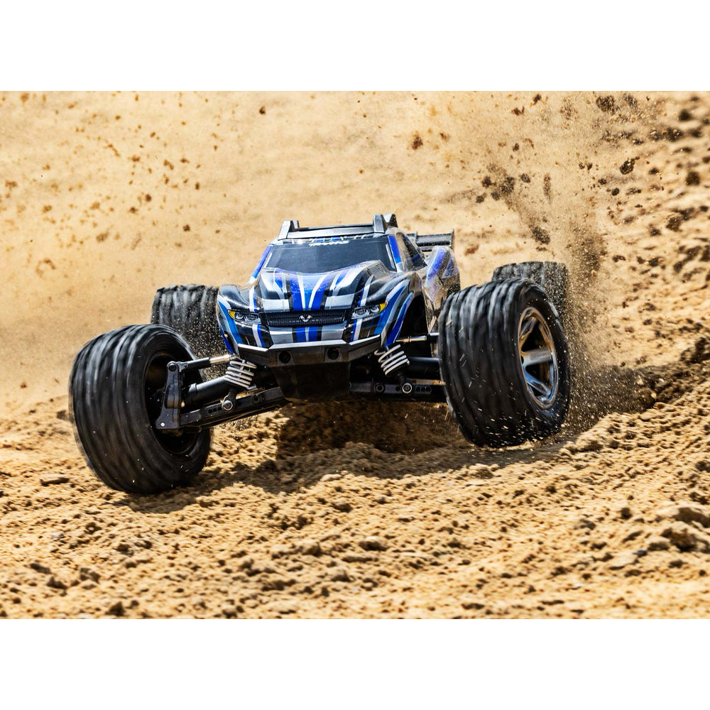 Traxxas Rustler 4X4 HD VXL Brushless 4WD 1:10 RTR Stadium Truck - Blue
