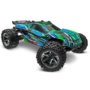 Traxxas Rustler 4X4 HD VXL Brushless 4WD 1:10 RTR Stadium Truck - Green