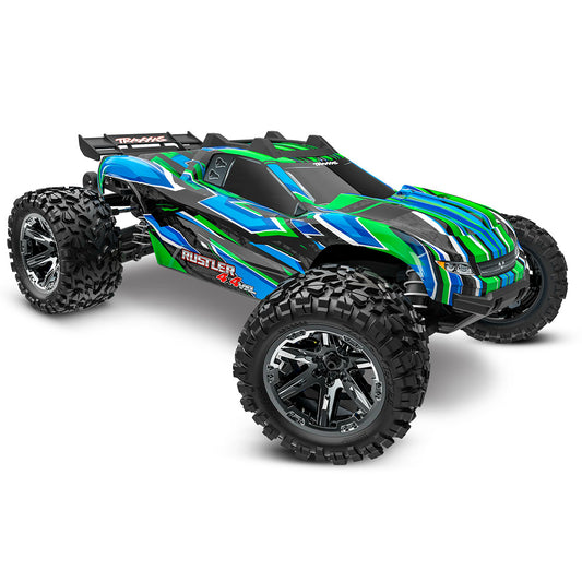 Traxxas Rustler 4X4 HD VXL Brushless 4WD 1:10 RTR Stadium Truck - Green