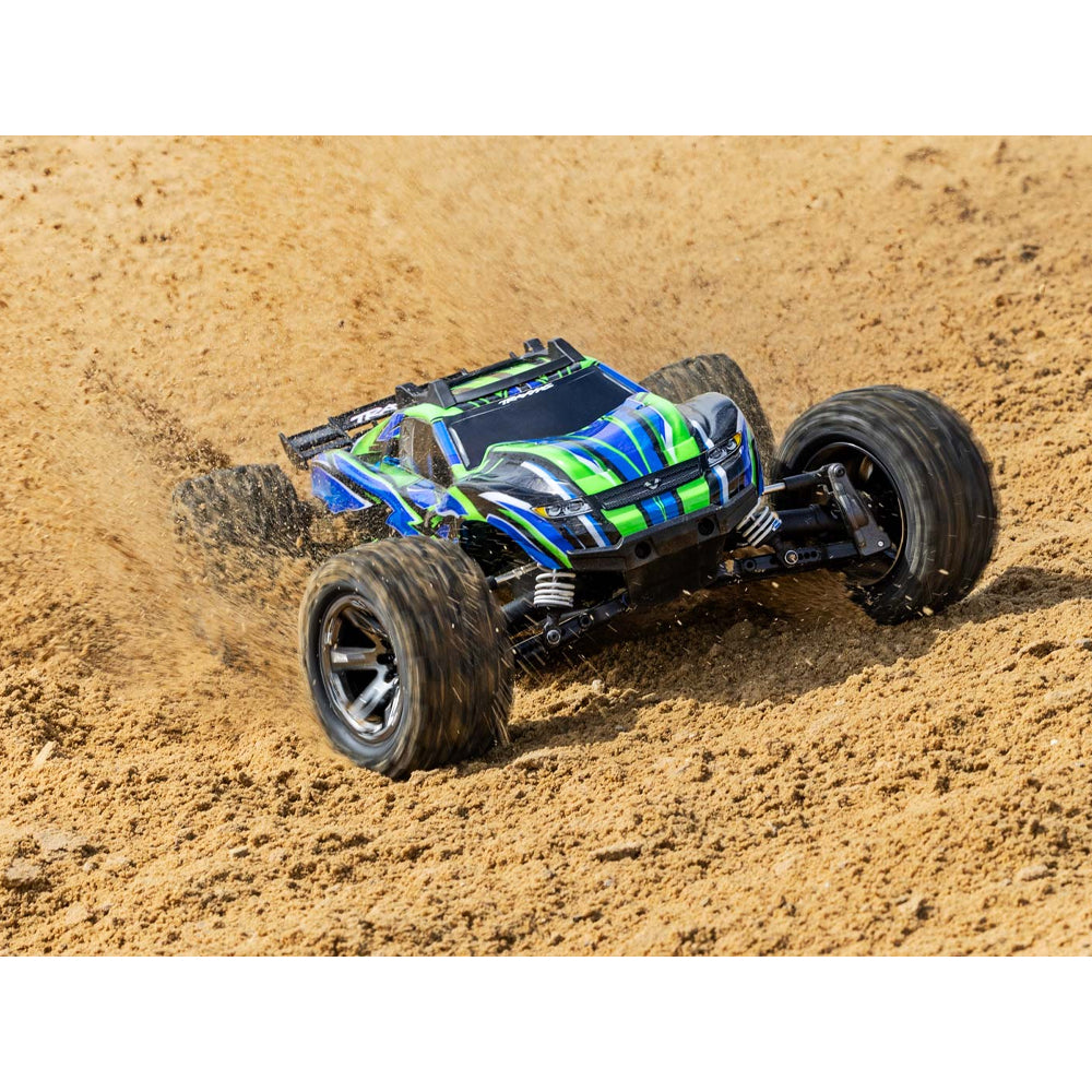 Traxxas Rustler 4X4 HD VXL Brushless 4WD 1:10 RTR Stadium Truck - Green