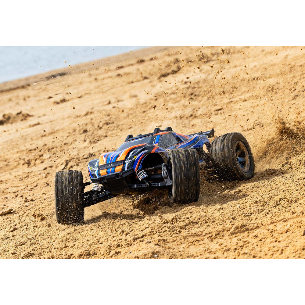 Traxxas Rustler 4X4 HD VXL Brushless 4WD 1:10 RTR Stadium Truck - Orange