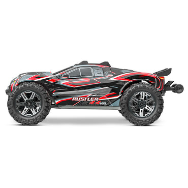 Traxxas Rustler 4X4 HD VXL Brushless 4WD 1:10 RTR Stadium Truck - Red