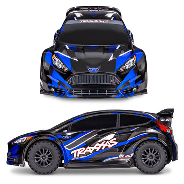 Traxxas Ford Fiesta ST Rally AWD BL-2S Brushless 1:10 RTR RC Rally Car - Blue