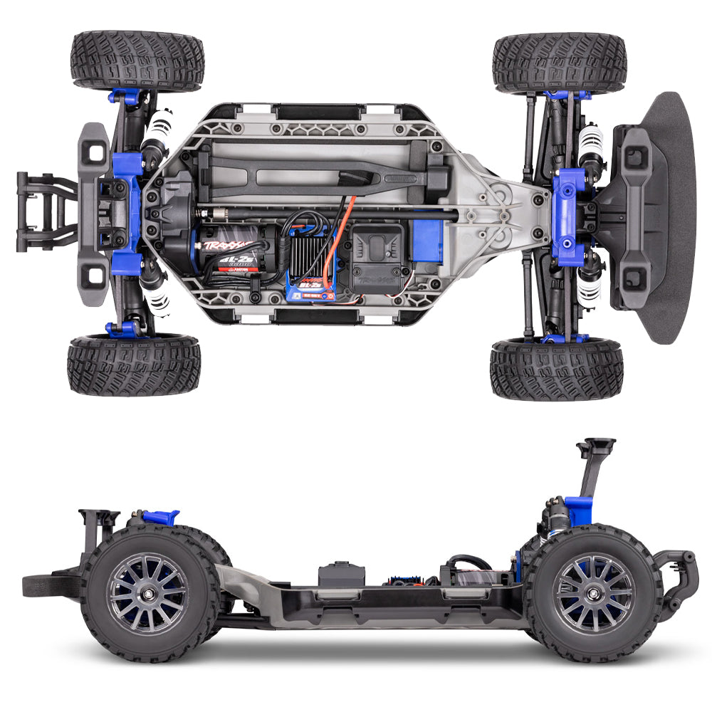 Traxxas Ford Fiesta ST Rally AWD BL-2S Brushless 1:10 RTR RC Rally Car - Blue