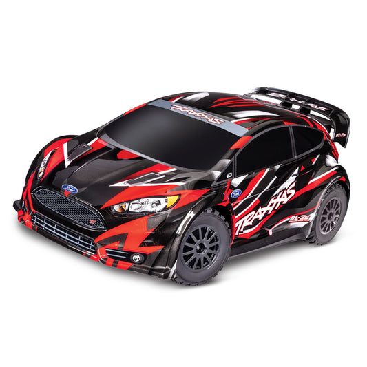 Traxxas Ford Fiesta ST Rally AWD BL-2S Brushless 1:10 RTR RC Rally Car - Red