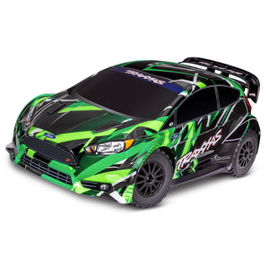 Traxxas Ford Fiesta ST VXL Rally Car 1:10 3S RTR RC Car - Green
