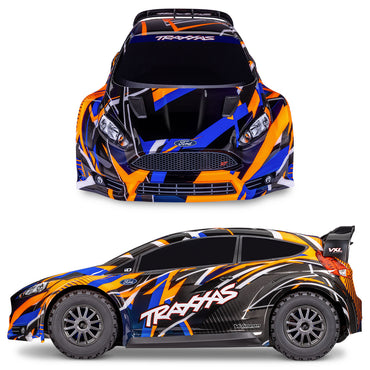 Traxxas Ford Fiesta ST VXL Rally Car 1:10 3S RTR RC Car - Orange