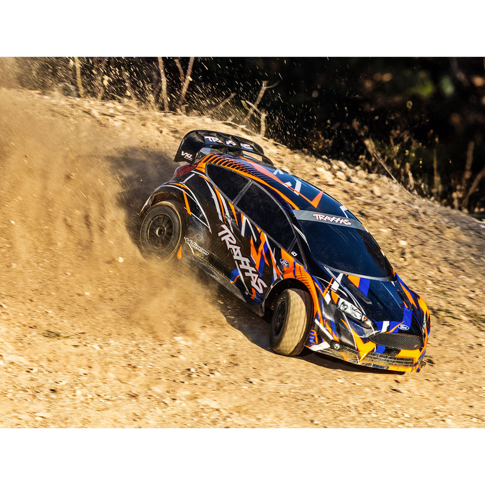 Traxxas Ford Fiesta ST VXL Rally Car 1:10 3S RTR RC Car - Orange