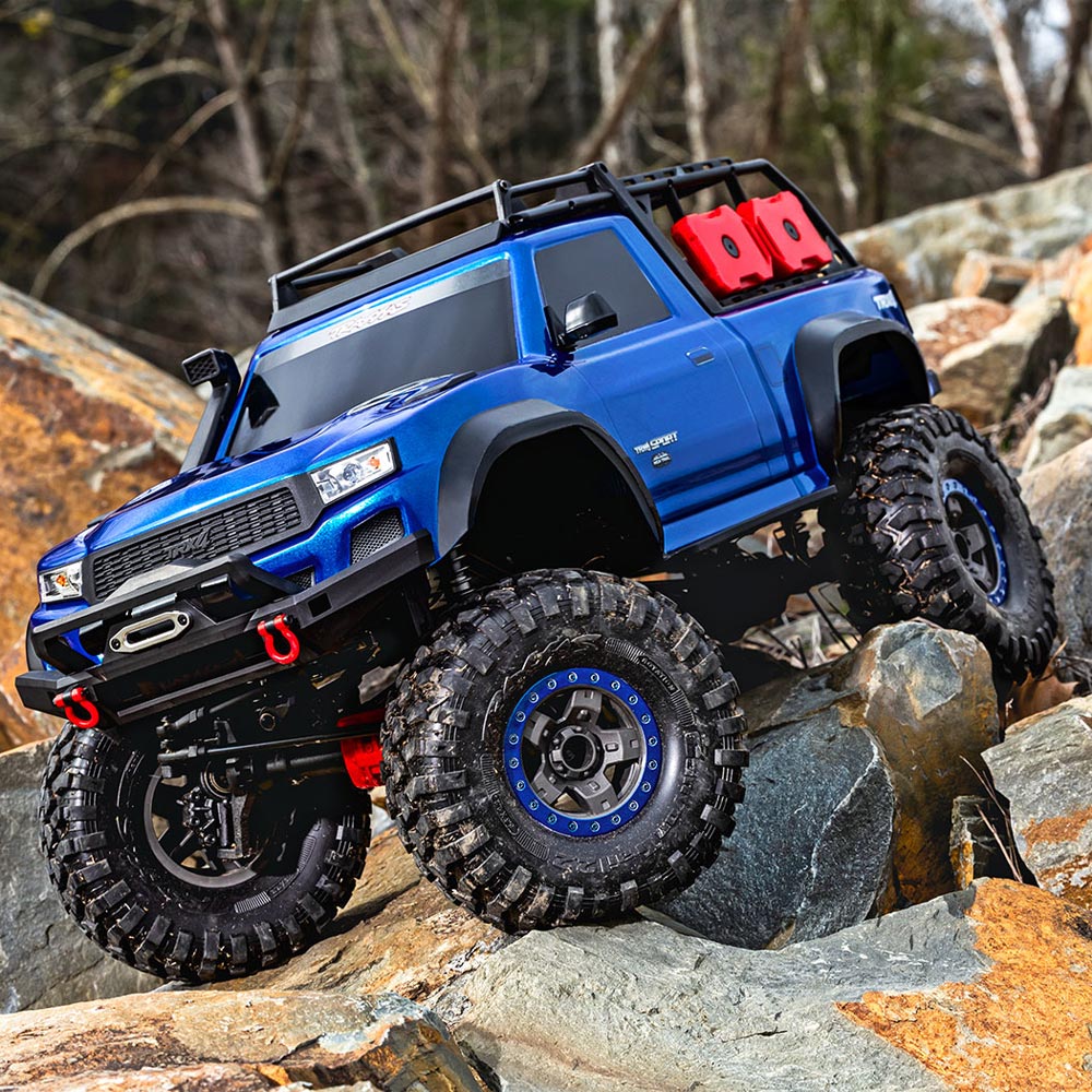 Traxxas TRX-4 Sport High Trail 1:10 4WD RC Trail Crawler - Metallic Blue 82044