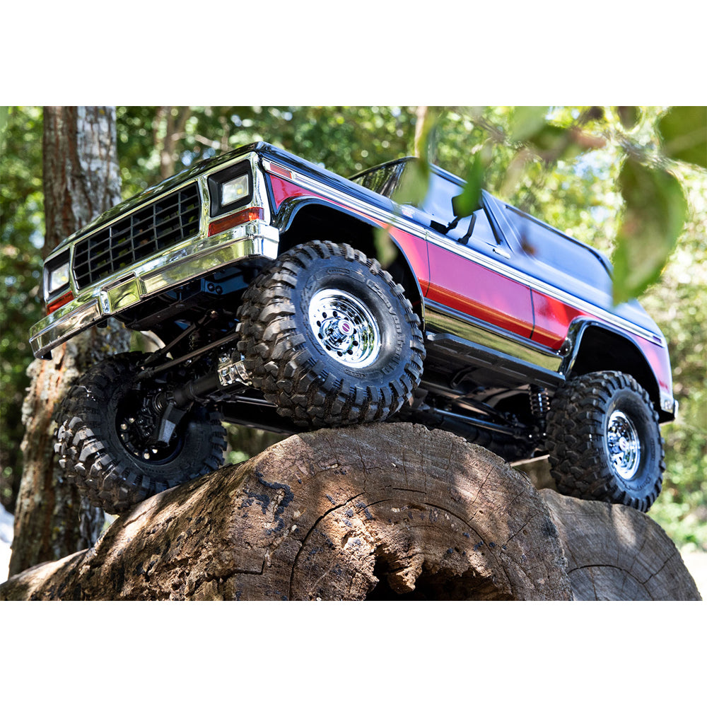 Traxxas TRX-4 1979 Ford Bronco 4X4 RTR Clipless 1:10 Trail Crawler - Red