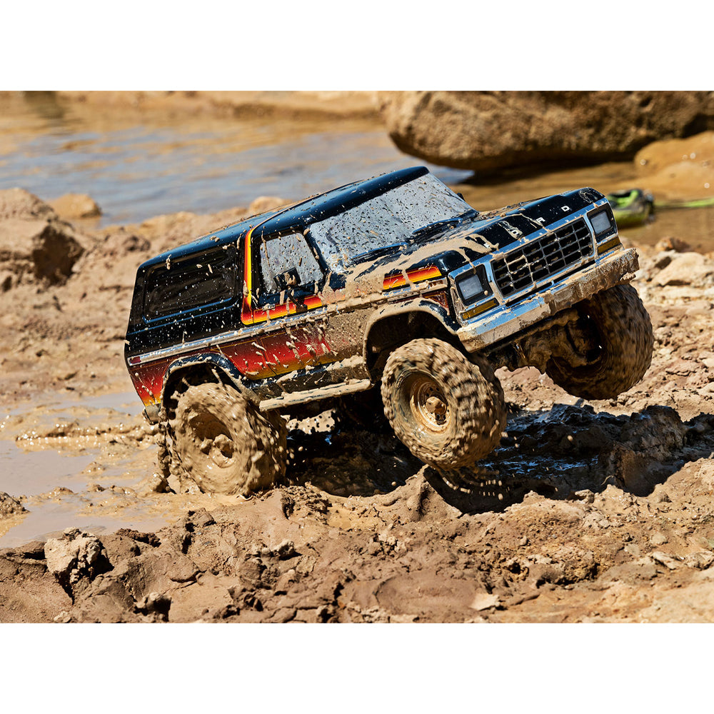 Traxxas TRX-4 1979 Ford Bronco 4X4 RTR Clipless 1:10 Trail Crawler - Sunset