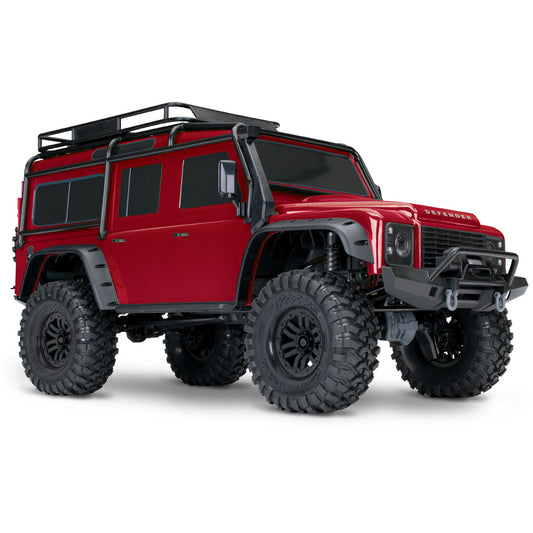 Traxxas TRX-4 Land Rover Defender 4X4 RTR Clipless 1:10 Trail Crawler - Red