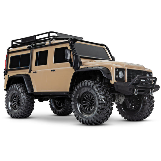 Traxxas TRX-4 Land Rover Defender 4X4 RTR Clipless 1:10 Trail Crawler - Sand