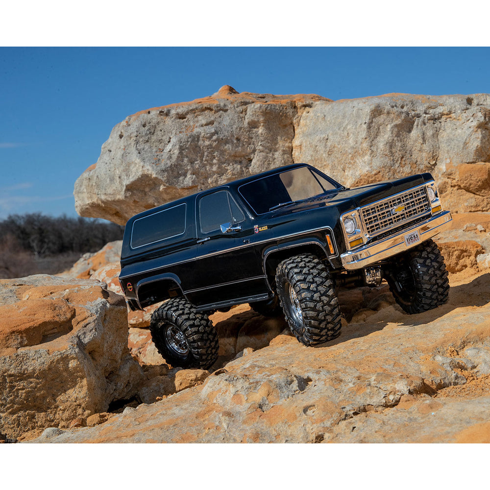Traxxas TRX-4 1979 Chevy Blazer 4X4 RTR Clipless 1:10 Trail Crawler - Black
