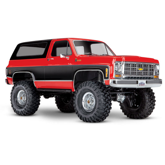 Traxxas TRX-4 1979 Chevy Blazer 4X4 RTR Clipless 1:10 Trail Crawler - Red