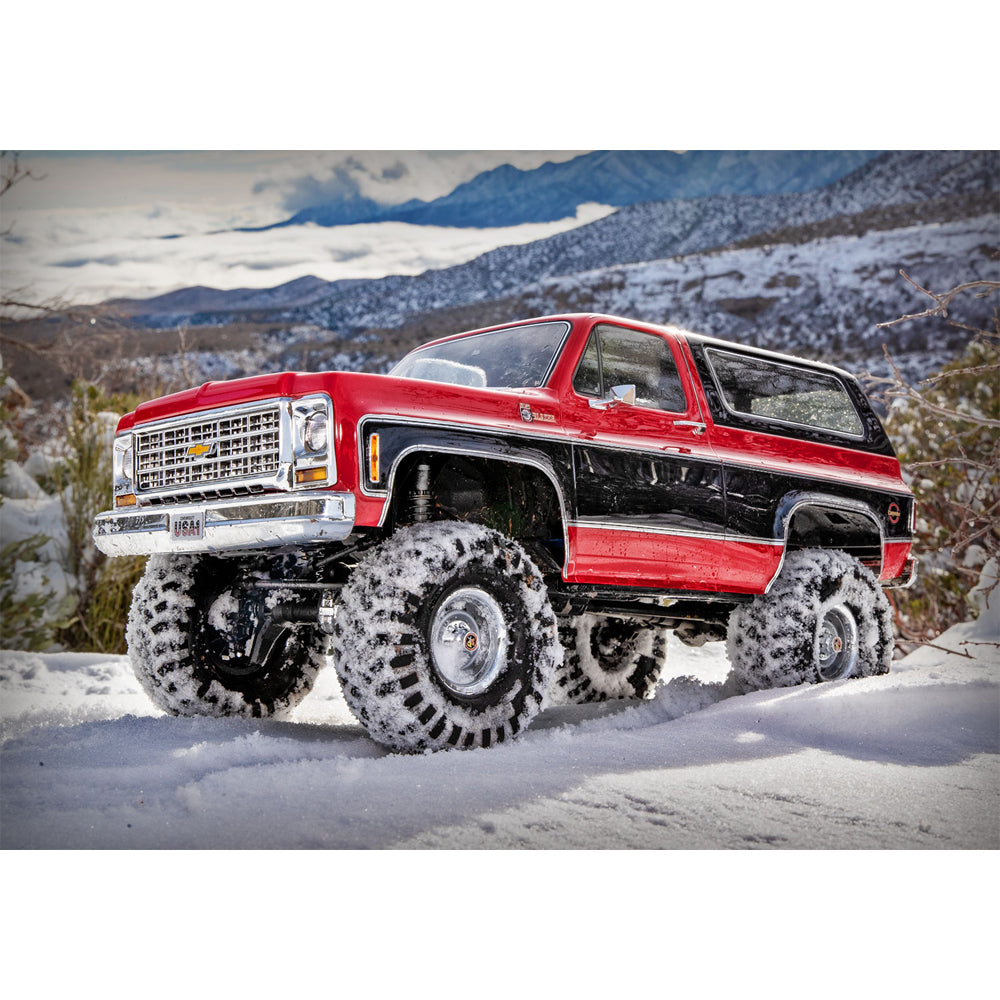Traxxas TRX-4 1979 Chevy Blazer 4X4 RTR Clipless 1:10 Trail Crawler - Red