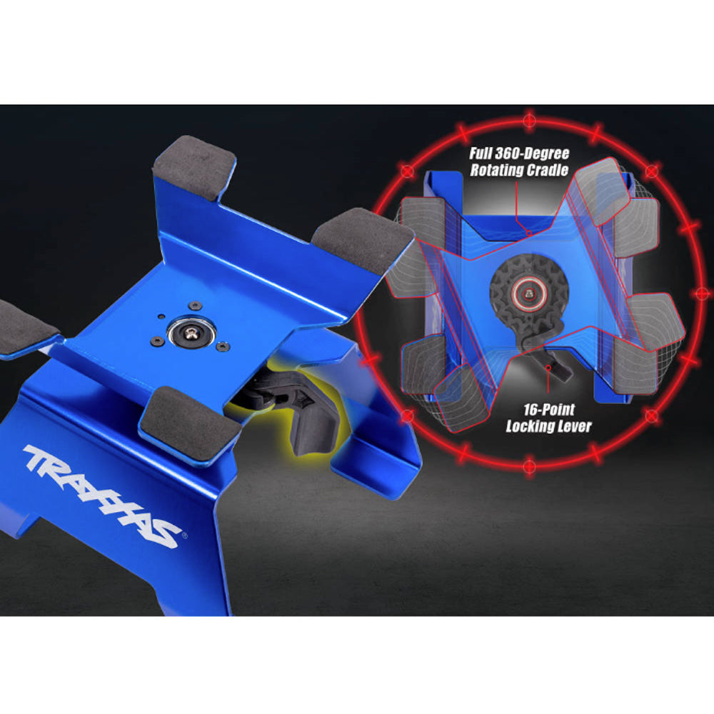 Traxxas 1:10-1:18 RC Car/Truck Aluminium Workstand - Blue