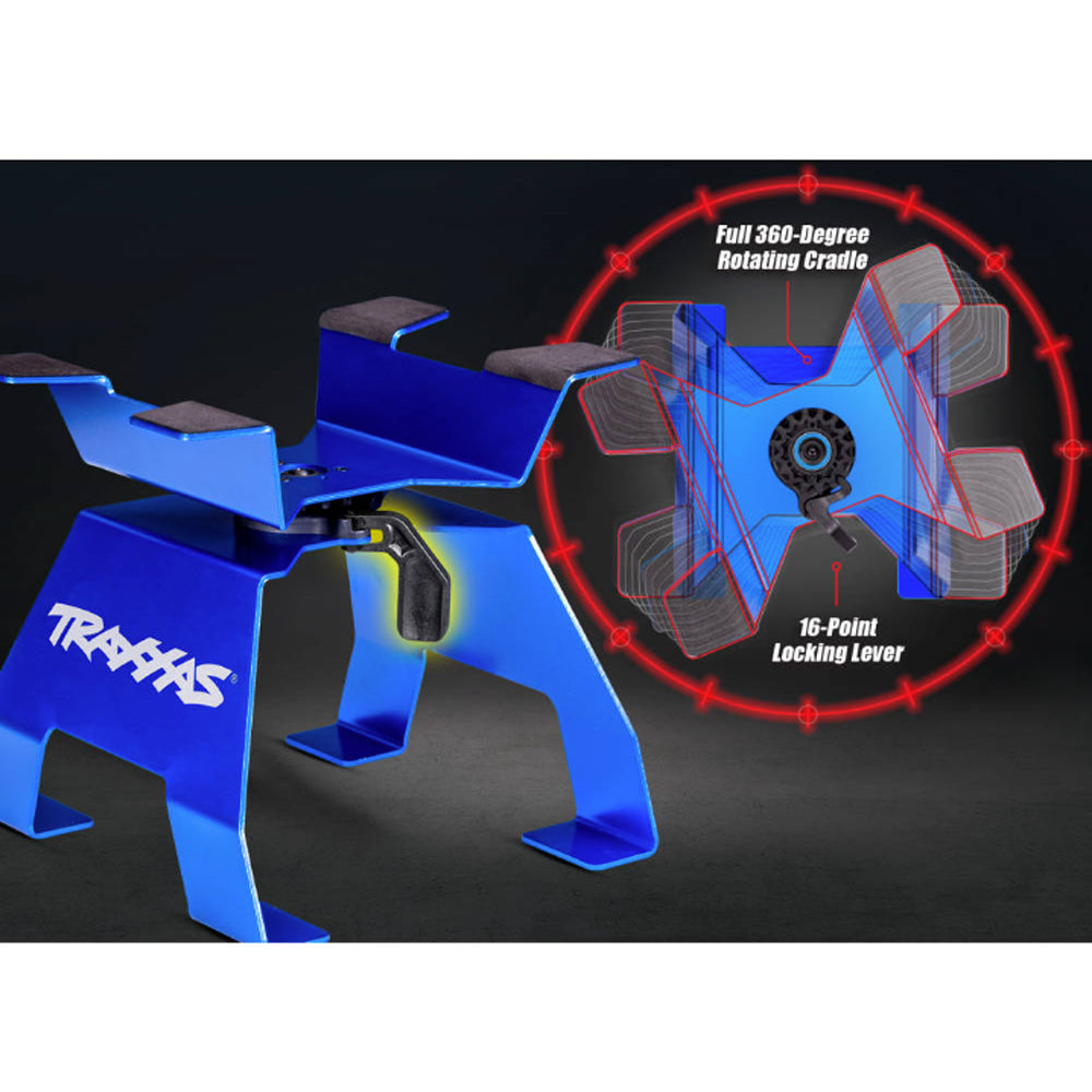 Traxxas X-Truck Workstand for X-Maxx, XRT Large Scale RC Cars/Truck - Blue