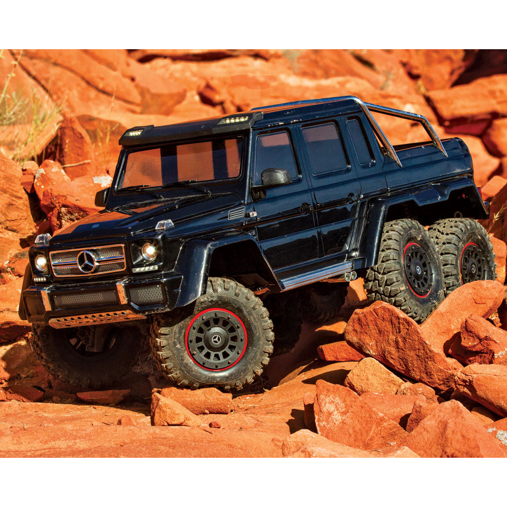 Traxxas TRX-6 Mercedes-Benz G63 AMG XL-5 6X6 RTD 1:10 RC Scale Crawler - Black