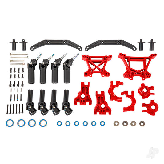 Traxxas TRX9080 Outer Driveline & Suspension Upgrade Kit Extreme Heavy Duty Red
