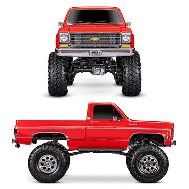 Traxxas TRX-4 Chevrolet K10 Cheyenne High Trail 4x4 RTR 1:10 RC Crawler Car Red