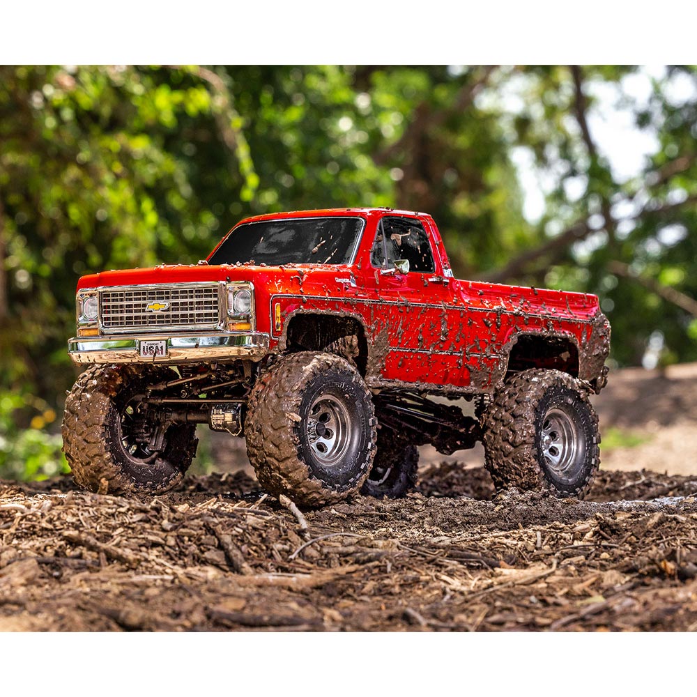 Traxxas TRX-4 Chevrolet K10 Cheyenne High Trail 4x4 RTR 1:10 RC Crawler Car Red