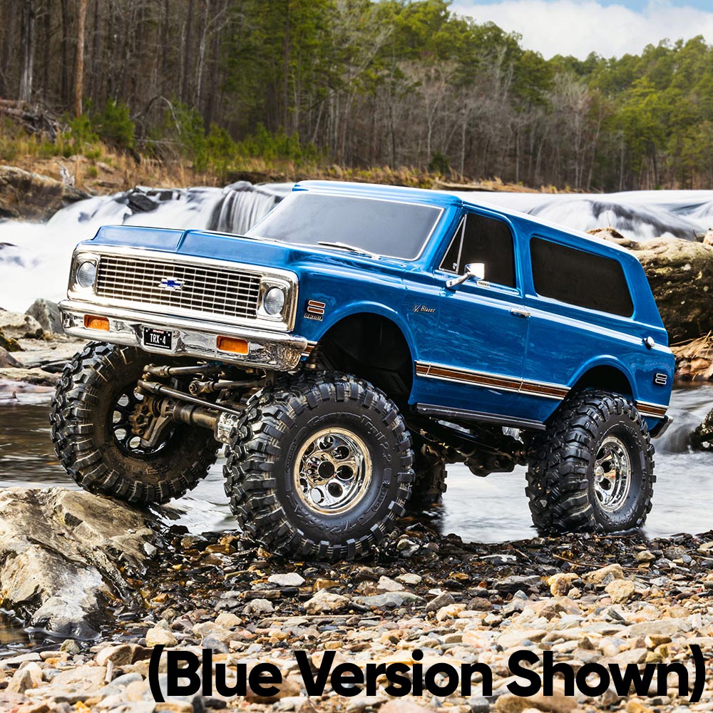 Traxxas TRX-4 1972 Chevrolet K5 Blazer High Trail 1:10 RC Scale Crawler - Black