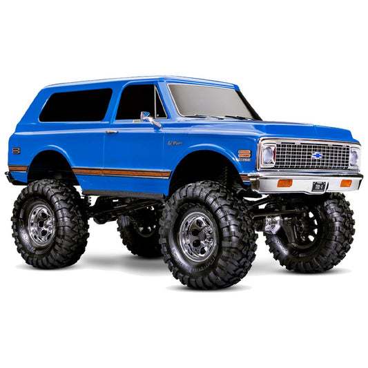 Traxxas TRX-4 1972 Chevrolet K5 Blazer High Trail 1:10 RC Scale Crawler - Blue