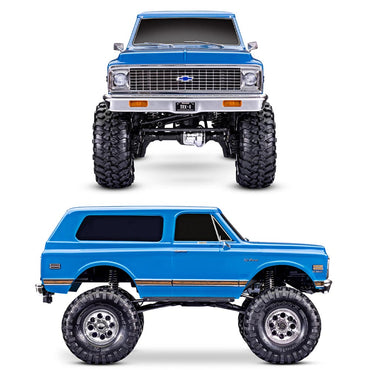 Traxxas TRX-4 1972 Chevrolet K5 Blazer High Trail 1:10 RC Scale Crawler - Blue