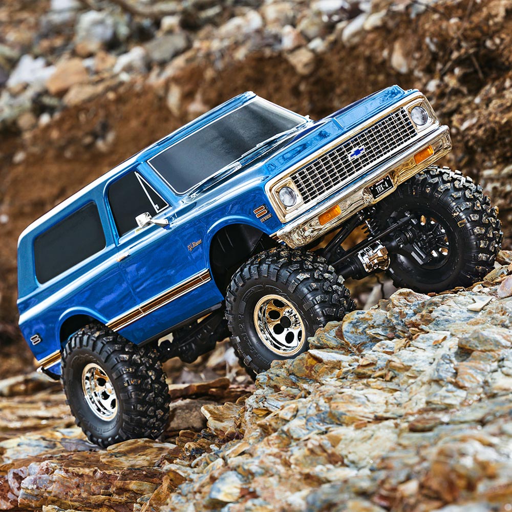 Traxxas TRX-4 1972 Chevrolet K5 Blazer High Trail 1:10 RC Scale Crawler - Blue