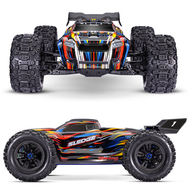 Traxxas Sledge Belted 4WD 6S RTR RC Monster Truck - Blue