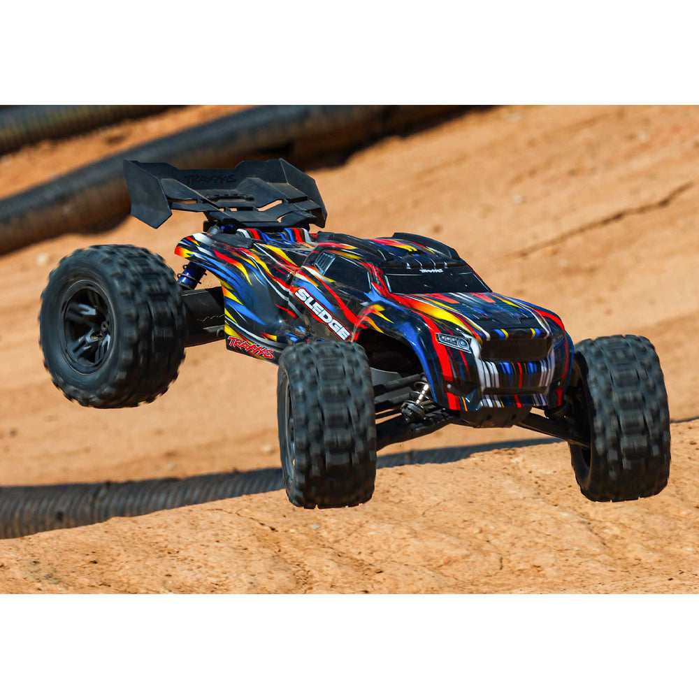 Traxxas Sledge Belted 4WD 6S RTR RC Monster Truck - Blue