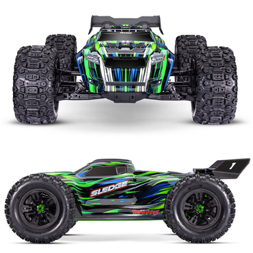 Traxxas Sledge Belted 4WD 6S RTR RC Monster Truck - Green