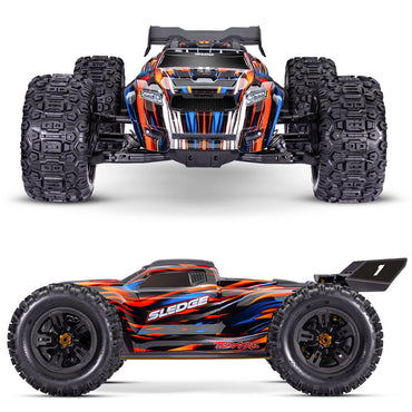 Traxxas Sledge Belted 4WD 6S RTR RC Monster Truck - Orange