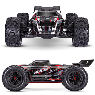 Traxxas Sledge Belted 4WD 6S RTR RC Monster Truck - Red