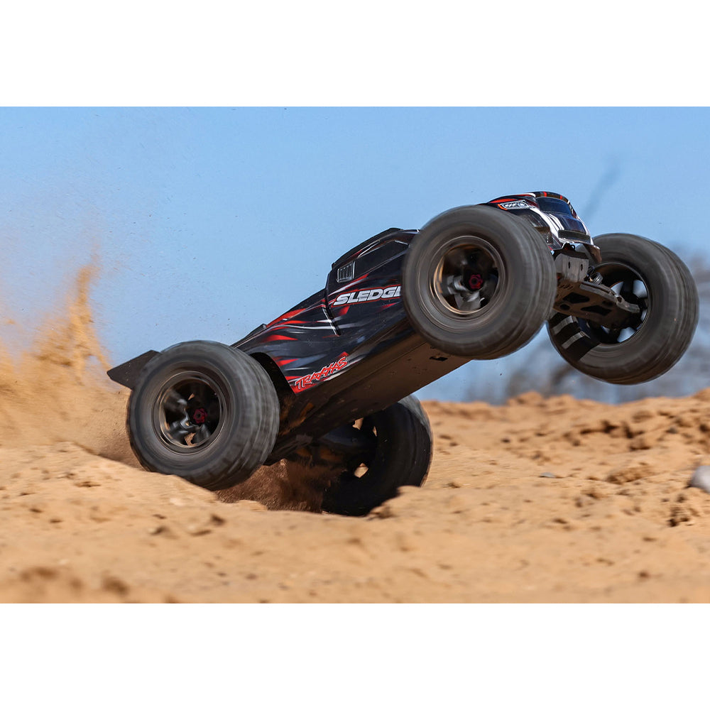 Traxxas Sledge Belted 4WD 6S RTR RC Monster Truck - Red