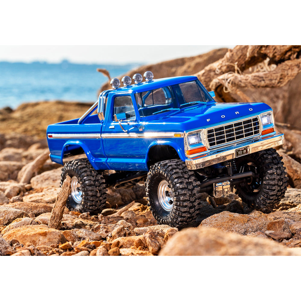 Traxxas TRX-4M Ford F-150 High Trail 1:18 RTR 4x4 RC Scale Crawler - Blue
