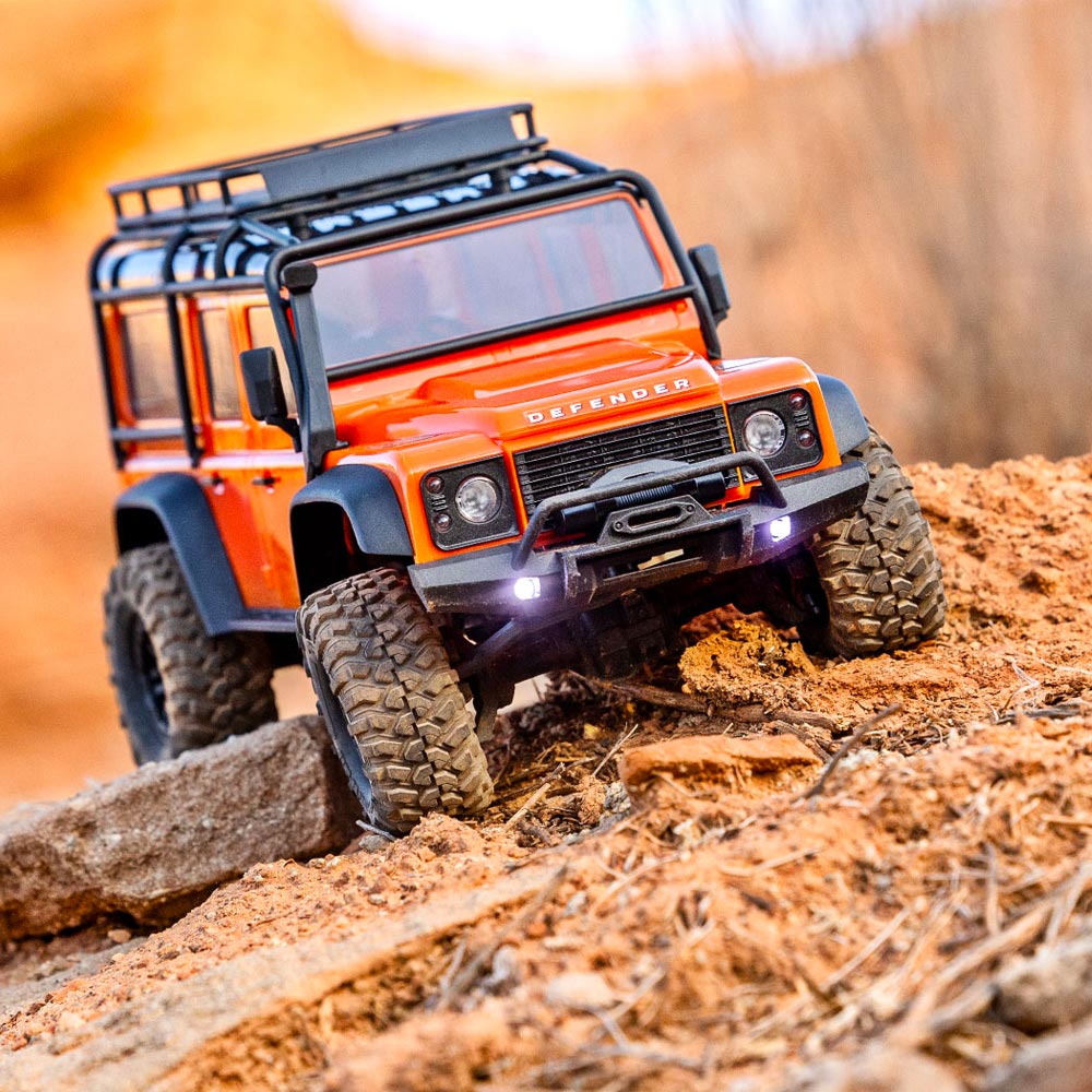 Traxxas TRX-4M Land Rover Defender 1:18 RTR 4x4 RC Scale Crawler - Orange