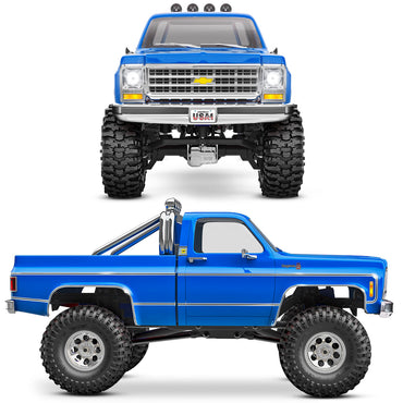 Traxxas TRX-4M Chevrolet K10 High Trail 1:18 RTR 4x4 RC Scale Crawler - Blue