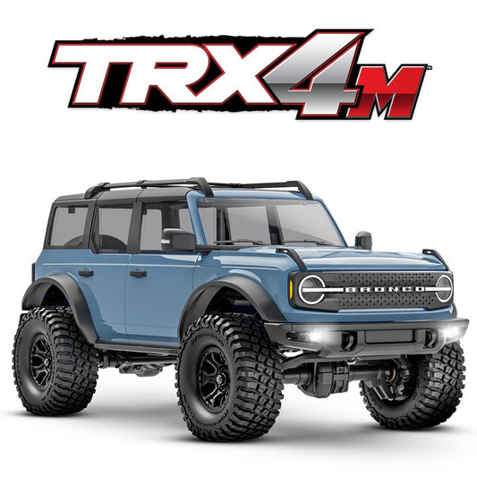 Traxxas TRX-4M Ford Bronco 1:18 RTR 4x4 RC Scale Crawler - Area 51 Blue