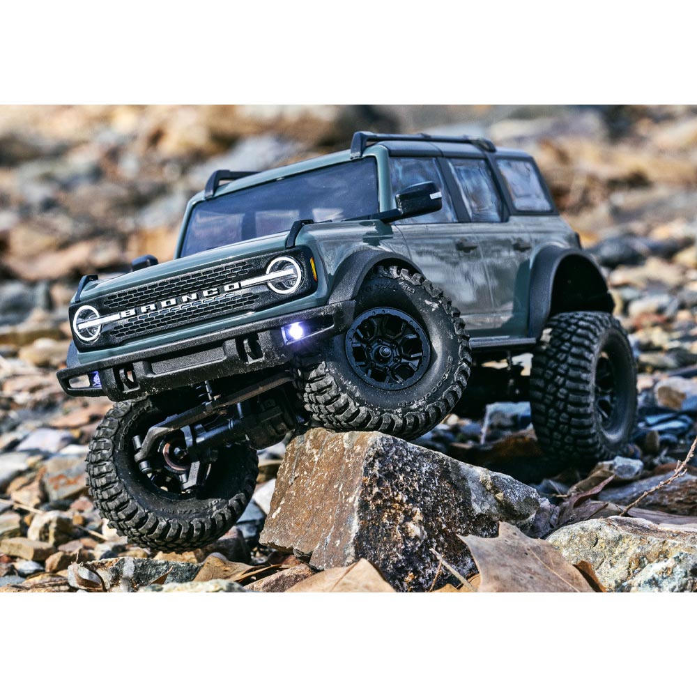 Traxxas TRX-4M Ford Bronco 1:18 RTR 4x4 RC Scale Crawler - Area 51 Blue